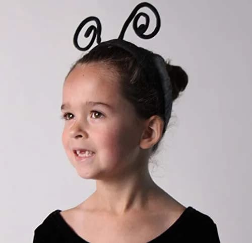 Making Believe Kids Black Ladybug/Bee Headband Antennae | Costume Headwear for Kids & Toddlers thumbnail 4