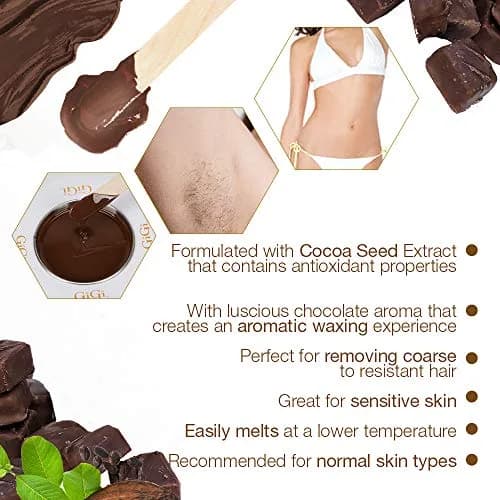 Gigi Milk Chocolate Crème Hair Removal Wax 397g (14 oz) | Soft Wax for Coarse Hair thumbnail 4