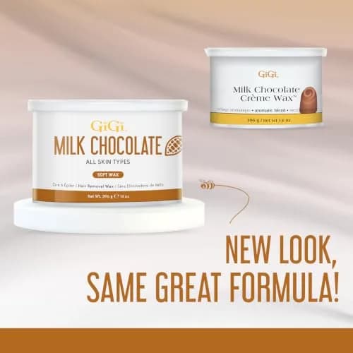 Gigi Milk Chocolate Crème Hair Removal Wax 397g (14 oz) | Soft Wax for Coarse Hair thumbnail 8