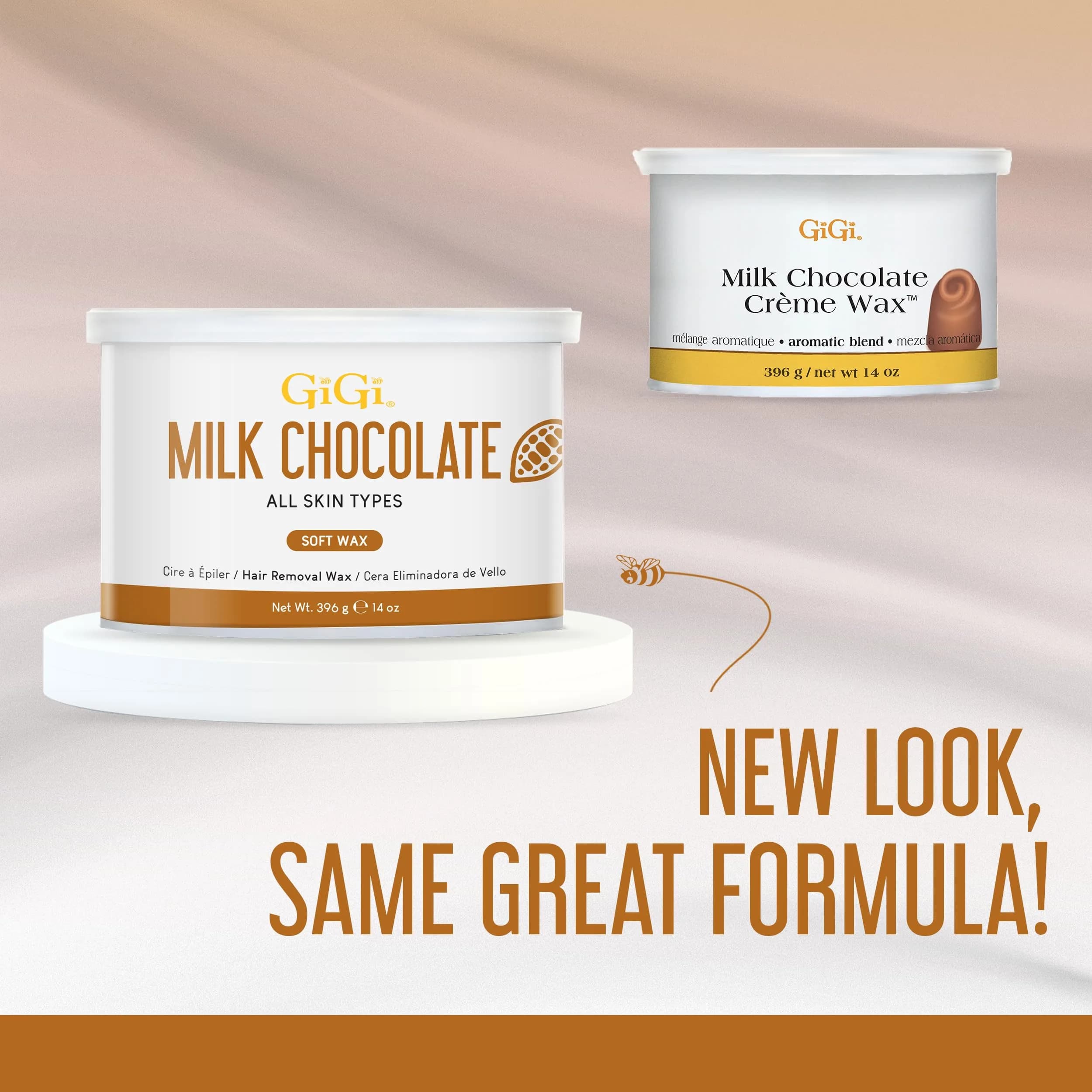 Gigi Milk Chocolate Crème Hair Removal Wax 397g (14 oz) | Soft Wax for Coarse Hair - view 8