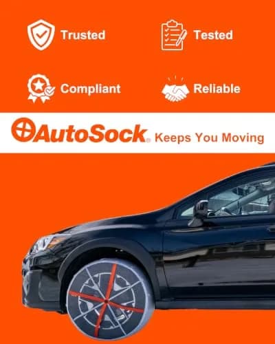 AutoSock HP695 Snow Socks for Passenger Vehicles | Winter Traction Device with Reusable Fabric thumbnail 6