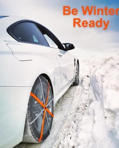 AutoSock HP695 Snow Socks for Passenger Vehicles | Winter Traction Device with Reusable Fabric thumbnail 8