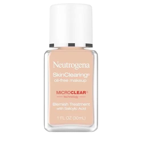 Neutrogena SkinClearing Liquid Foundation Buff 30 29.57ml (1 fl oz) | Acne-Fighting Oil-Free Makeup thumbnail 1