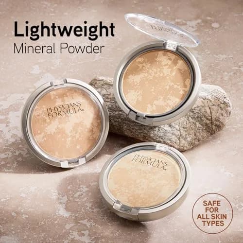Physicians Formula Mineral Wear Talc-Free Face Powder, Buff Beige | Light Coverage Mineral Makeup for Sensitive Skin thumbnail 2