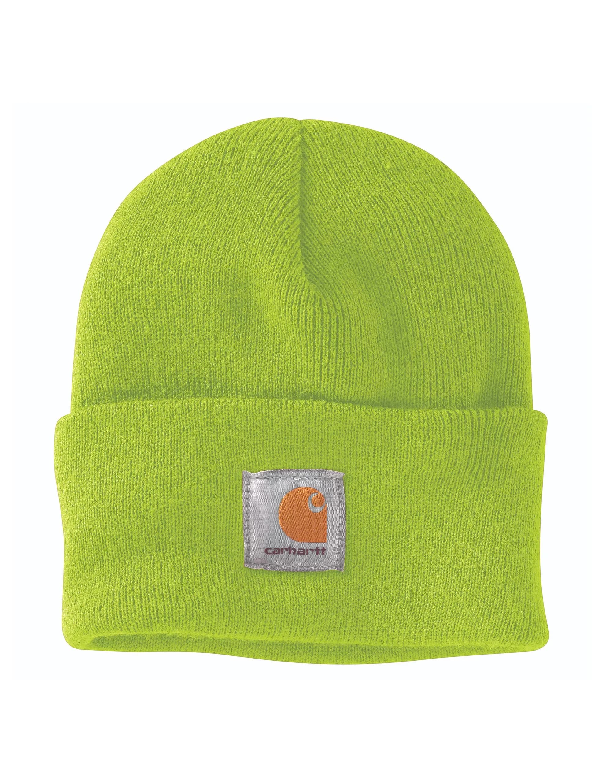 Carhartt Men's Knit Cuffed Beanie, Brite Lime | Dependable Warmth & Classic Style (70-120 chars) - main product image