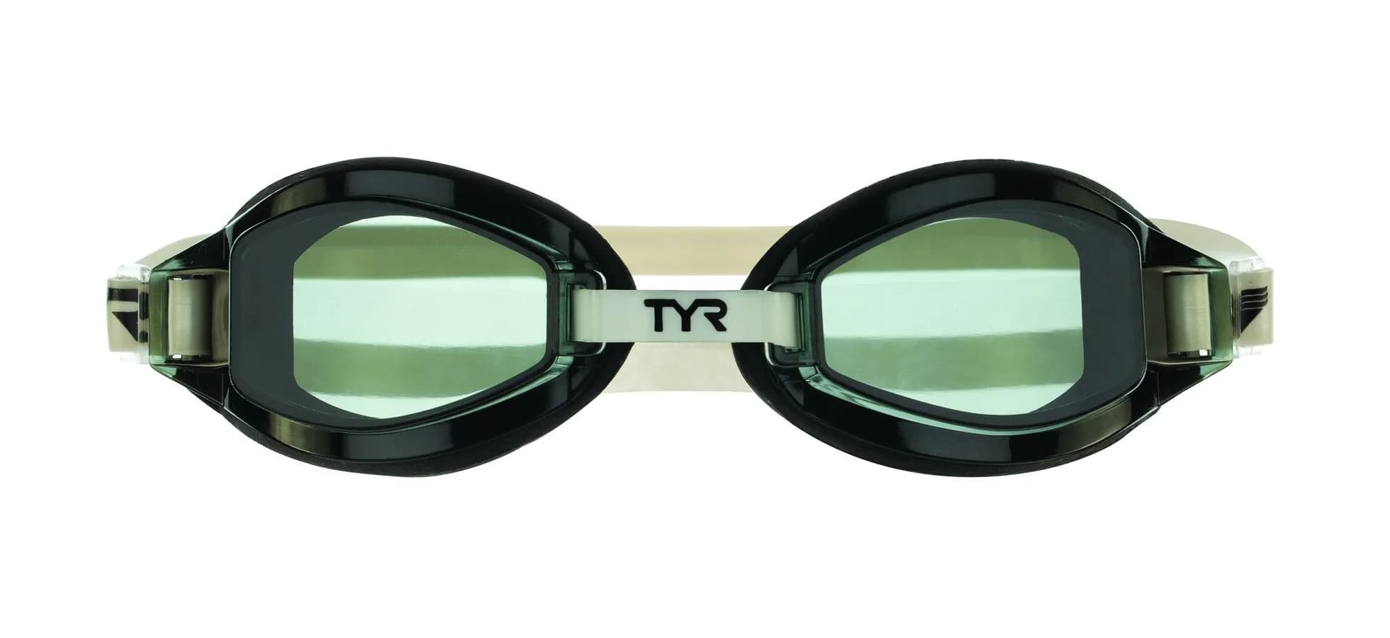 TYR Team Sprint Performance Goggle (Blue) | Universal Fit for Water Sports — Smoke / One Size
