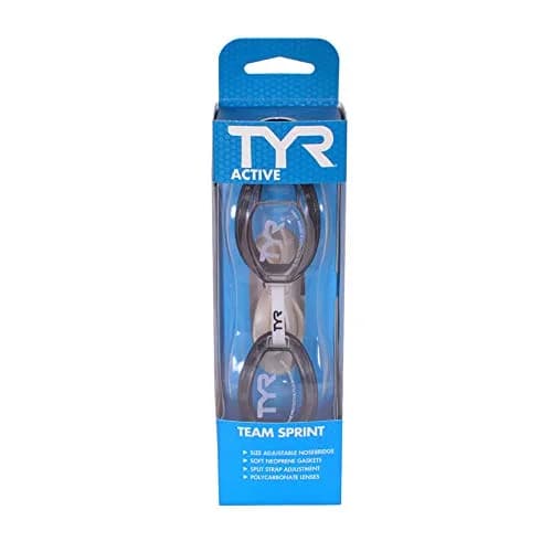 TYR Team Sprint Performance Goggle (Clear) | Universal Fit for All Swimmers thumbnail 5