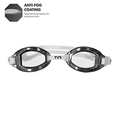 TYR Team Sprint Performance Goggle (Clear) | Universal Fit for All Swimmers thumbnail 2