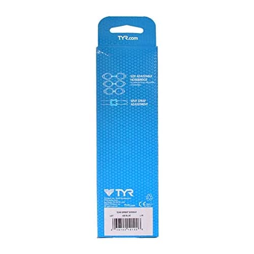 TYR Team Sprint Performance Goggle (Blue) | Universal Fit for Water Sports thumbnail 6