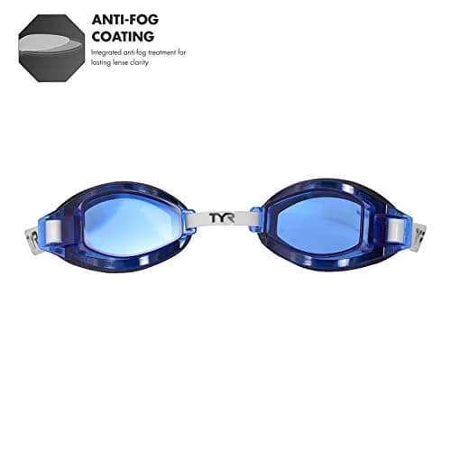 TYR Team Sprint Performance Goggle (Blue) | Universal Fit for Water Sports thumbnail 2