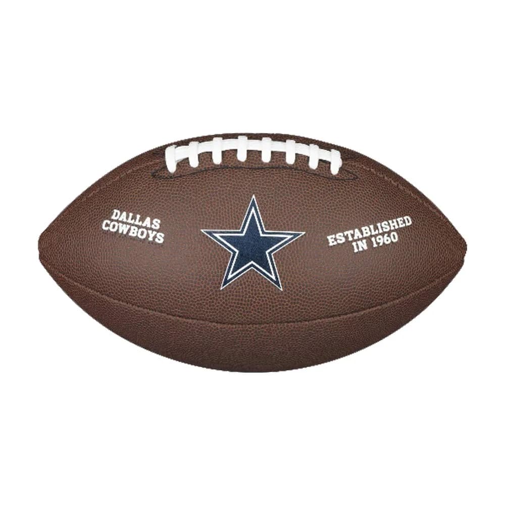 Wilson NFL Official Dallas Cowboys Composite Leather Football | 1 lb (0.45 kg) - main product image