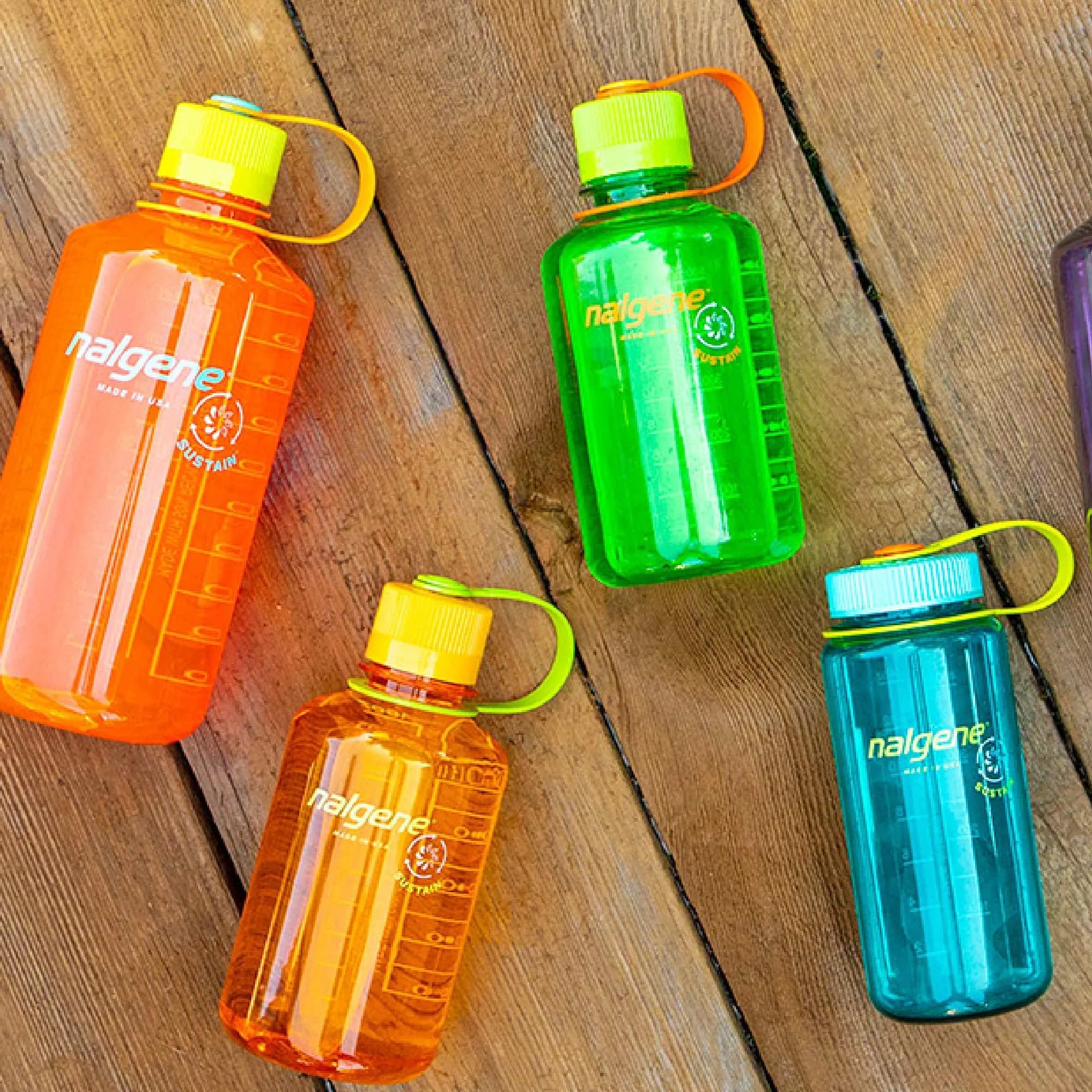 Nalgene Tritan Narrow Mouth Water Bottle 1 L (32 oz) | Leak-Proof & BPA-Free for Everyday Adventures - view 2