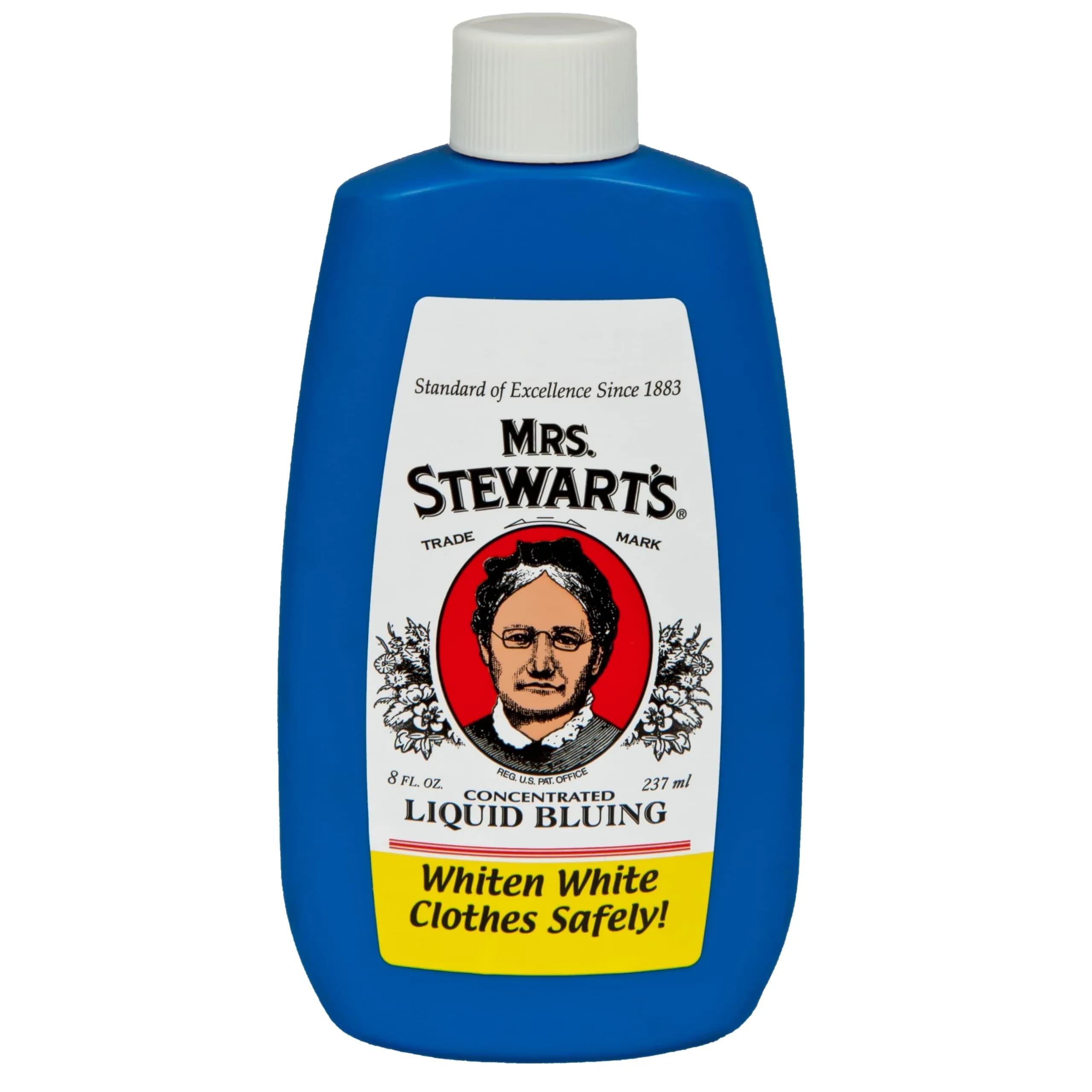 Mrs. Stewart's Liquid Bluing 227 ml (8 Fl Oz) | Brightens Whites Without Damaging Fabric — 8 Fl Oz