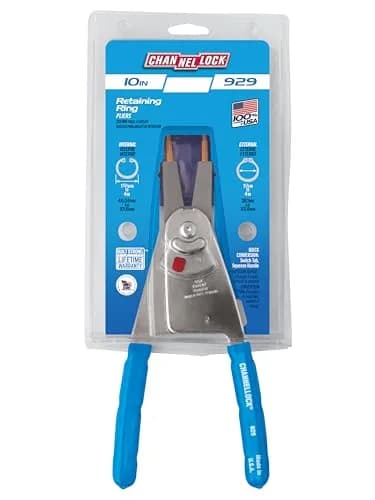 Channellock 929 Retaining Ring Plier 10-Inch | Convertible, Alloy Steel, Blue Handle thumbnail 3
