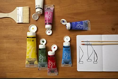 PEBEO Studio Acrylics High Viscosity 250 ml Primary Cyan | Rich Pigments, Thick Consistency thumbnail 5