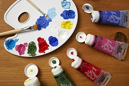 PEBEO Studio Acrylics High Viscosity 250 ml Primary Cyan | Rich Pigments, Thick Consistency thumbnail 2