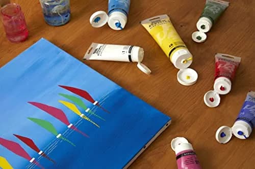 PEBEO Studio Acrylics High Viscosity 250 ml Primary Cyan | Rich Pigments, Thick Consistency thumbnail 3