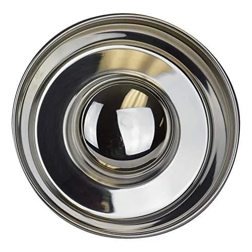OurPets DuraPet Slow Feed Premium Stainless Steel Bowl (Heavyweight Durable Stainless Steel Bowls, Dog Food Bowl, and Dog Water Bowl) Great Alternative to Snuffle Mat for Dogs-Medium thumbnail 3