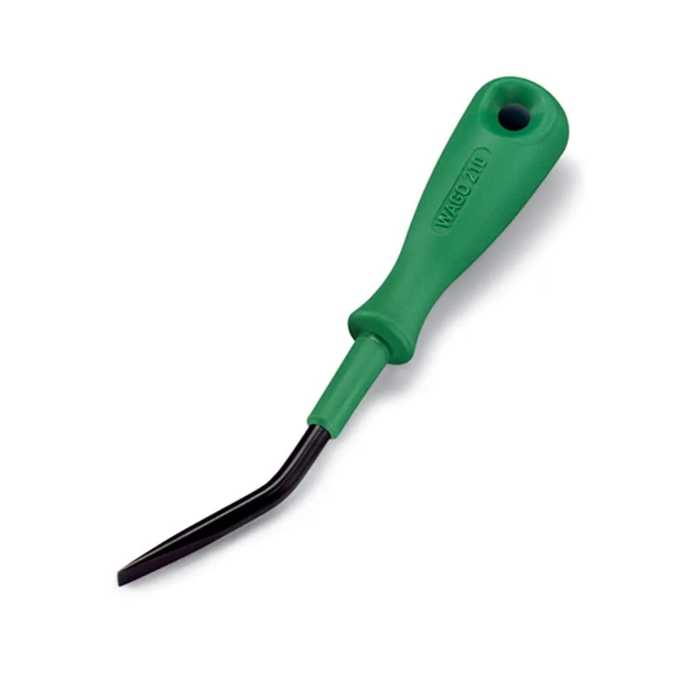 WAGO Operating Tool,100 mm,Green/Black | Partially Insulated Hand Tool for Power & Home — Black