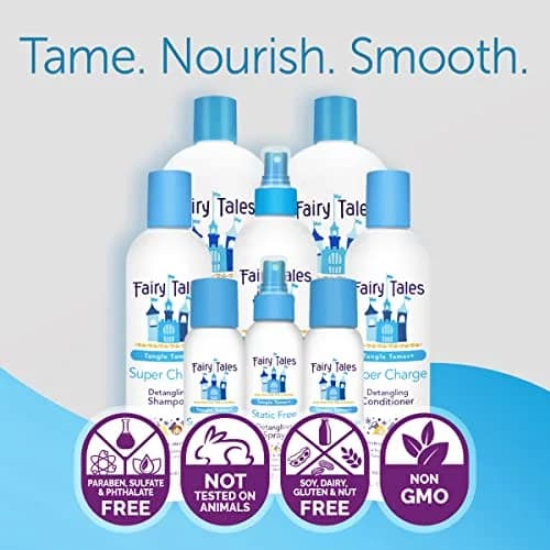 Fairy Tales Tangle Tamer Detangling Shampoo for Kids - Ultra Moisturizing & Anti Frizz - 12 Oz | Paraben & Sulfate Free thumbnail 4