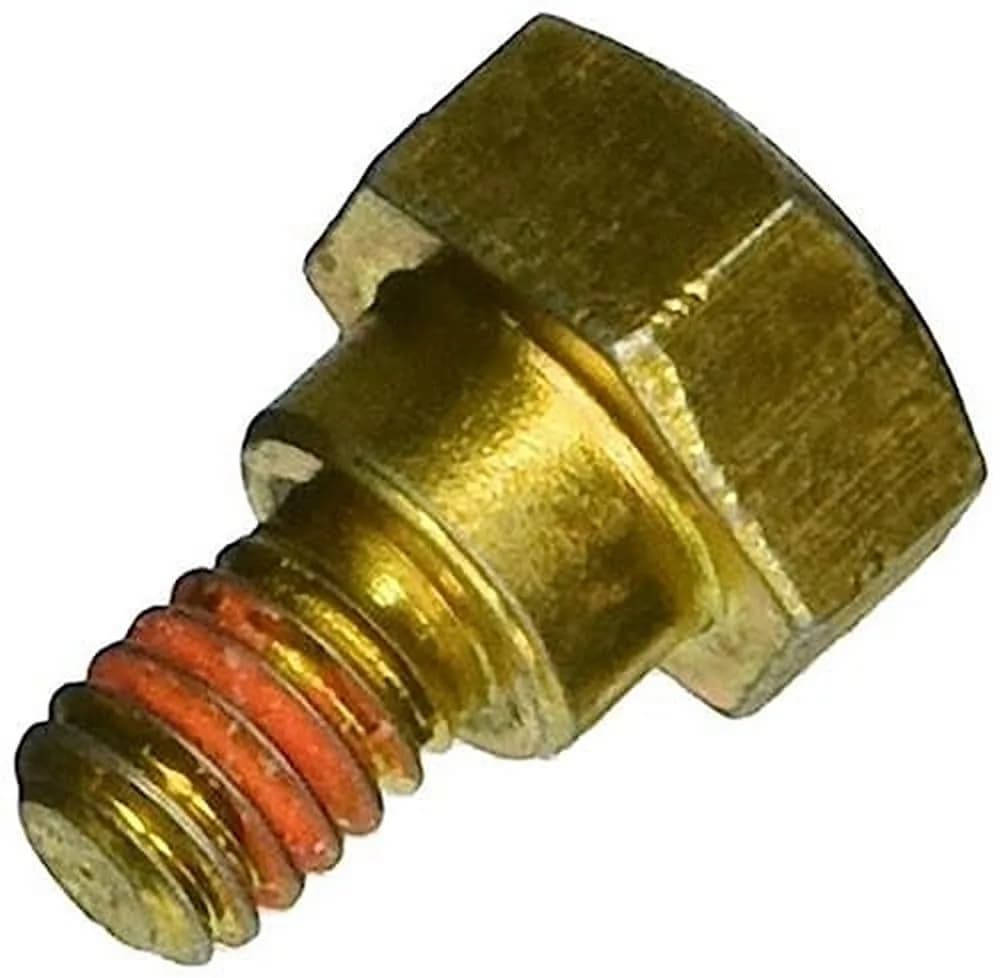 Carlson Brake Housing Bolt 1/2 in Coarse Unthreaded M10/M12 Grade 2 Brass | Heavy Duty