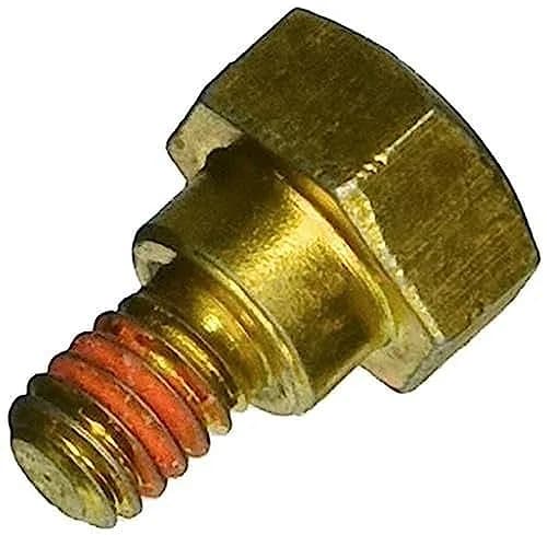 Carlson Brake Housing Bolt 1/2 in Coarse Unthreaded M10/M12 Grade 2 Brass | Heavy Duty thumbnail 1
