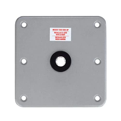 attwood Swivl-Eze Lock'N-Pin Aluminum Pedestal Base 7-Inch x 7-Inch with 3/4-Inch Pin thumbnail 3
