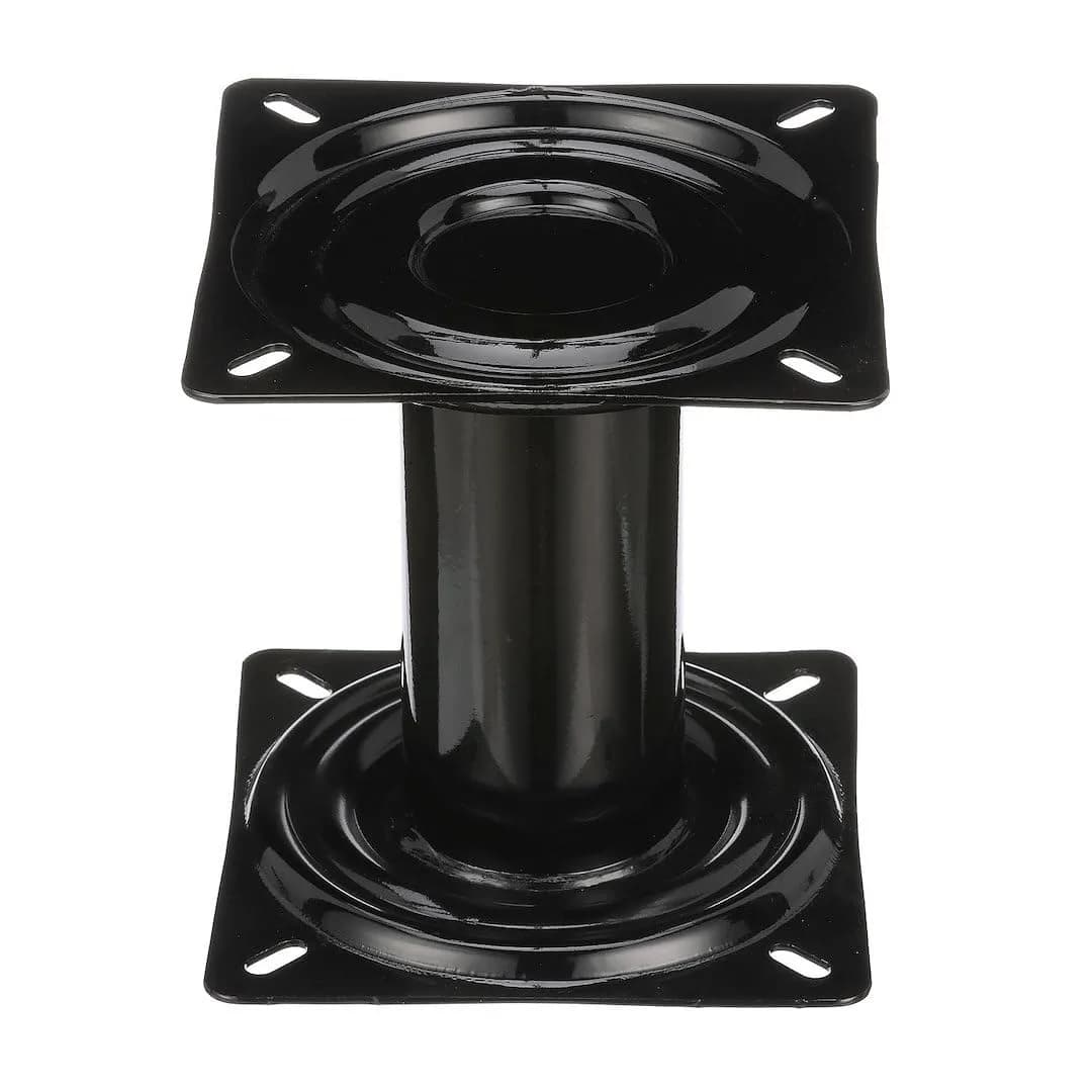 Attwood 7" Fixed Boat Seat Pedestal, Powder-Coated Steel | Marine Support & Durability