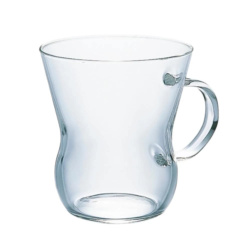 HARIO Suki Oolong Mug 300ml | Heat-Resistant Glass for Hot & Cold Beverages