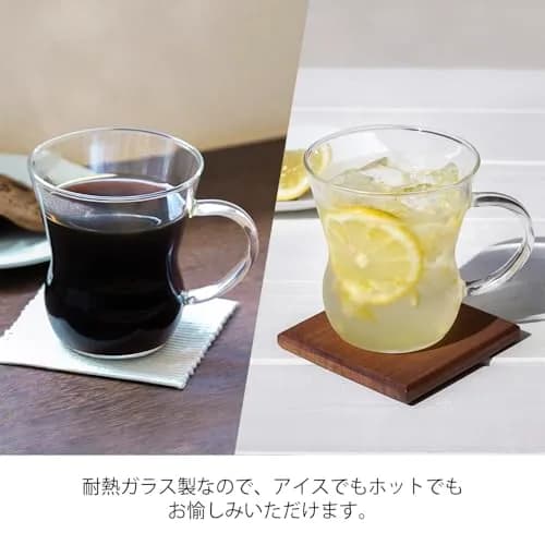 HARIO Suki Oolong Mug 300ml | Heat-Resistant Glass for Hot & Cold Beverages thumbnail 2