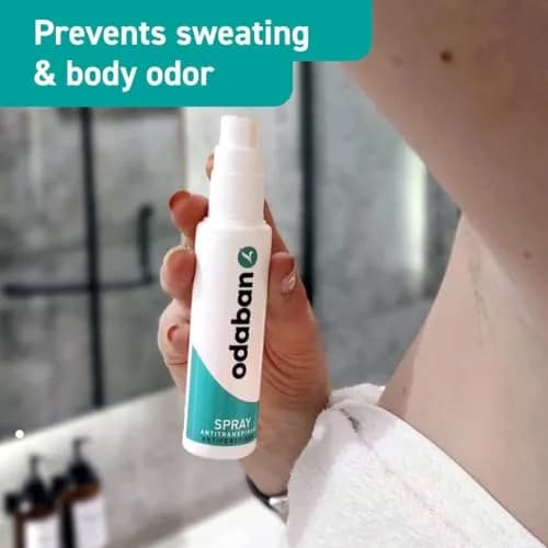 Odaban Antiperspirant Spray Fragrance-Free 30ml (1.01 Fl Oz) | Clinical Strength Sweat Control thumbnail 8