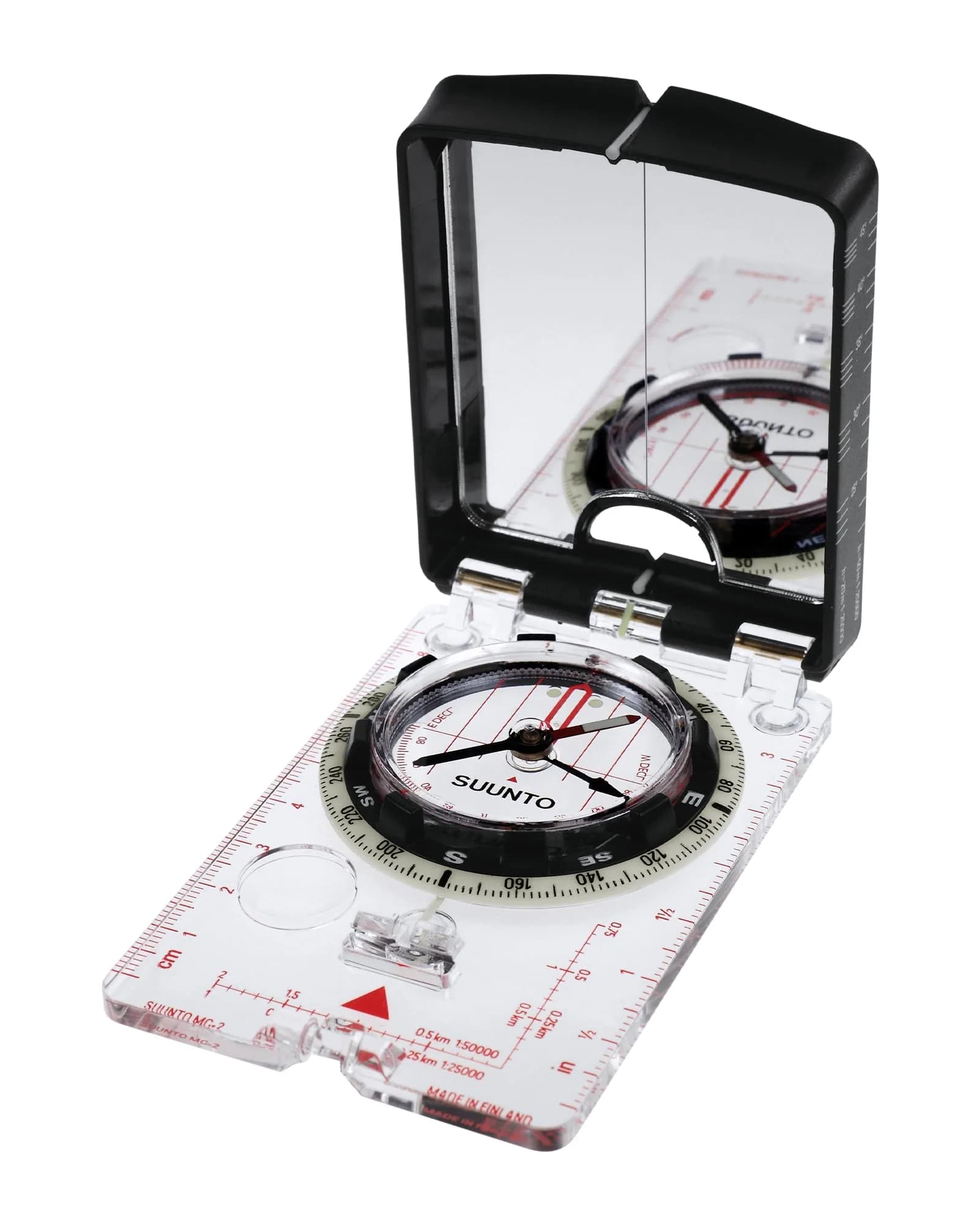 SUUNTO MC-2 Northern Hemisphere Mirror Compass | 9.1 inches (23.1 cm) Length - main product image