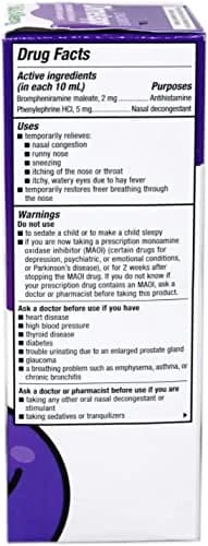 Dimetapp Children’s Cold & Allergy Liquid 8oz | Grape Flavor for Kids & Adults thumbnail 2