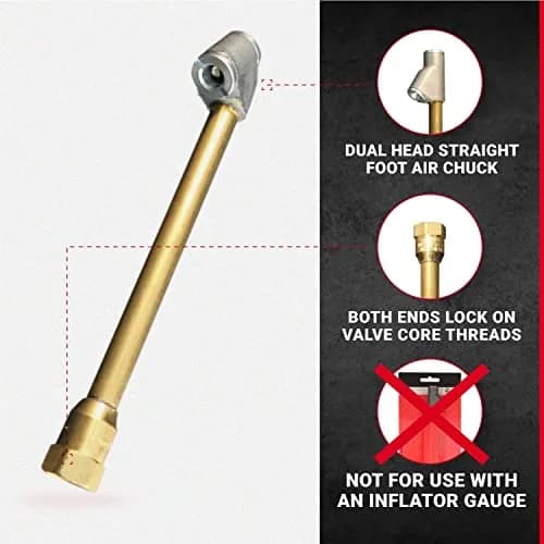 Milton Dual-Head Air Chuck 1/4" FNPT | Durable, Secure & Versatile for Pneumatic Tasks thumbnail 6
