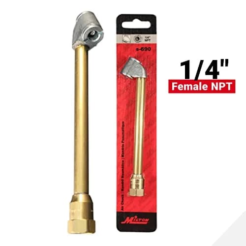 Milton Dual-Head Air Chuck 1/4" FNPT | Durable, Secure & Versatile for Pneumatic Tasks thumbnail 7