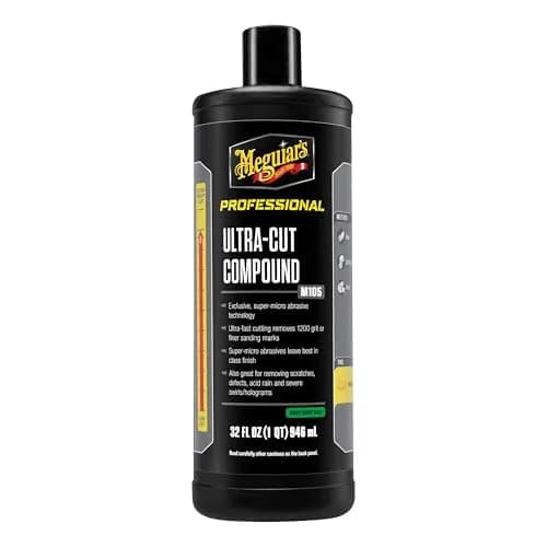 Meguiar's Mirror Glaze Ultra-Cut Compound 946ml (32 Fl Oz) | Removes Scratches & Oxidation thumbnail 1