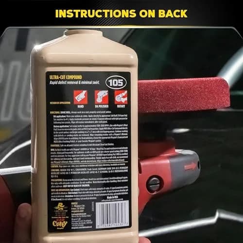 Meguiar's Mirror Glaze Ultra-Cut Compound 946ml (32 Fl Oz) | Removes Scratches & Oxidation thumbnail 7
