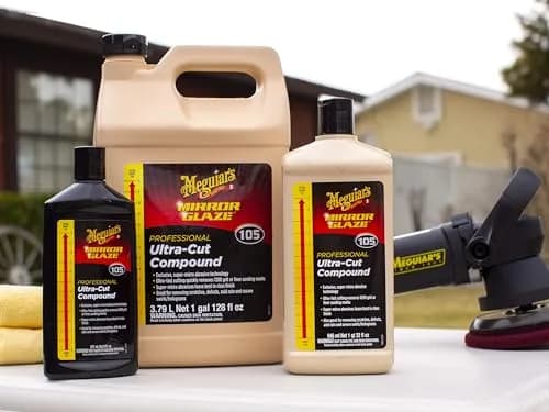 Meguiar's Mirror Glaze Ultra-Cut Compound 946ml (32 Fl Oz) | Removes Scratches & Oxidation thumbnail 8