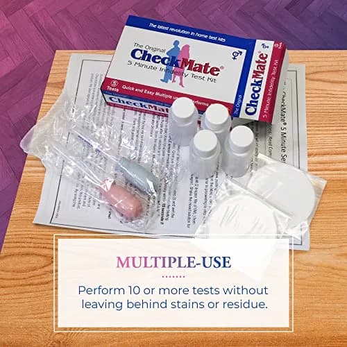 Checkmate Infidelity Test Kit 10 Count | Rapid Semen Detection for Home Use thumbnail 6