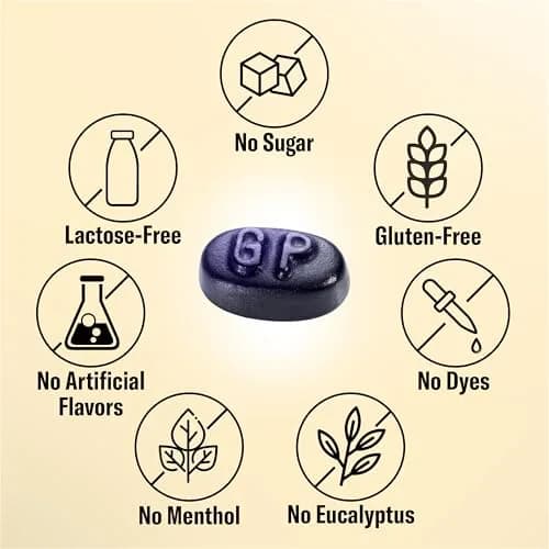 GRETHER'S Sugarfree Blackcurrant Pastilles 60g (2.1 oz) | Swiss Dry Mouth & Throat Comfort thumbnail 4