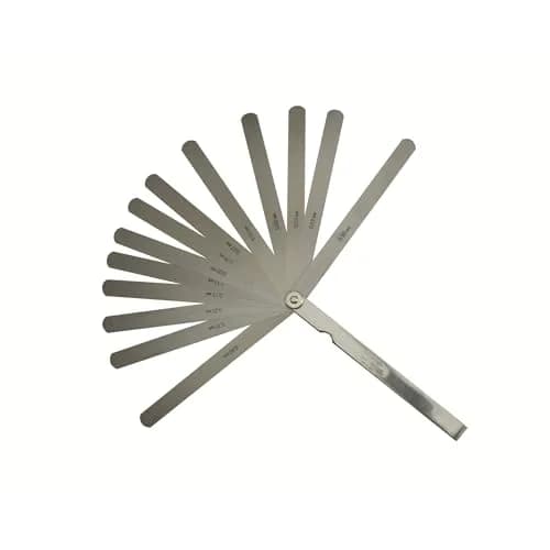 Mitutoyo 184-302S Thickness Gage 0.03-0.5mm, 150mm Blade Length | Precision Measuring Tool with 13 Leaves thumbnail 1