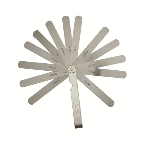 Mitutoyo 184-305S Thickness Gage 0.05-1mm, 100mm Blade Length | Precision Steel Feeler Gauge for Machining thumbnail 1