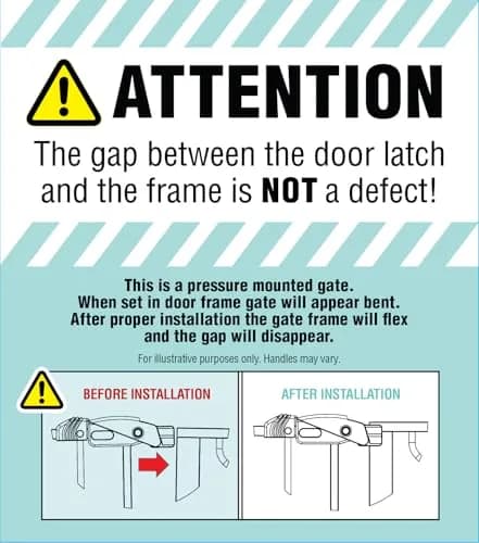 Regalo Safety 29"-49" Extra Wide Baby Gate for Doorways & Stairs | Adjustable & Secure thumbnail 7
