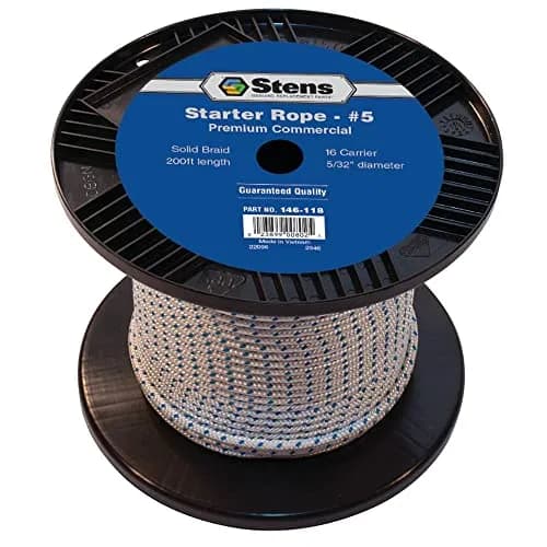 Stens 146-118 Solid Braid Starter Rope, 200 ft | Heavy Duty, Low Stretch, Multicolor thumbnail 1