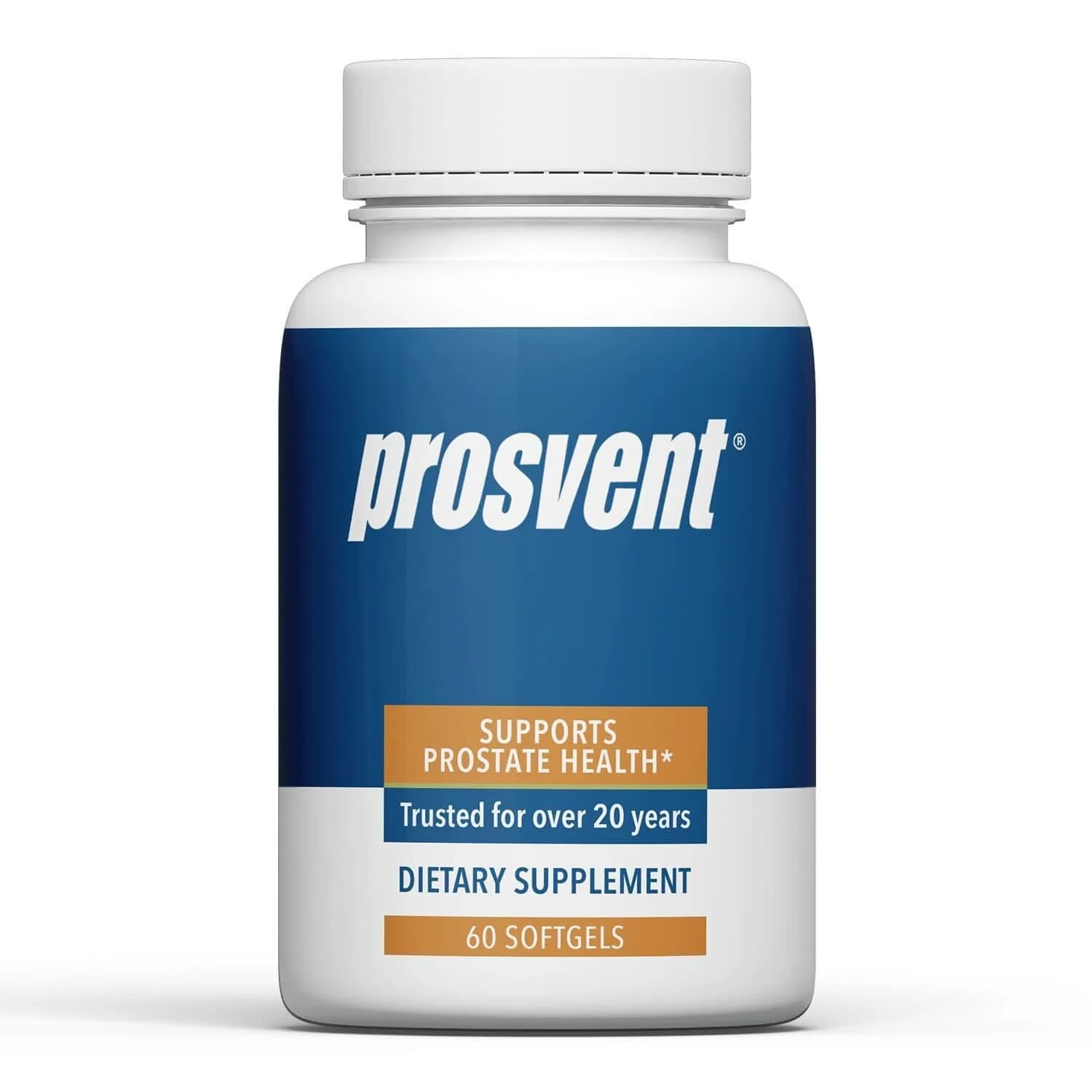 Prosvent Prostate Support with Beta Sitosterol & Stinging Nettle | 60 Ct | Supports Urinary Flow & Bladder Health — Softgel