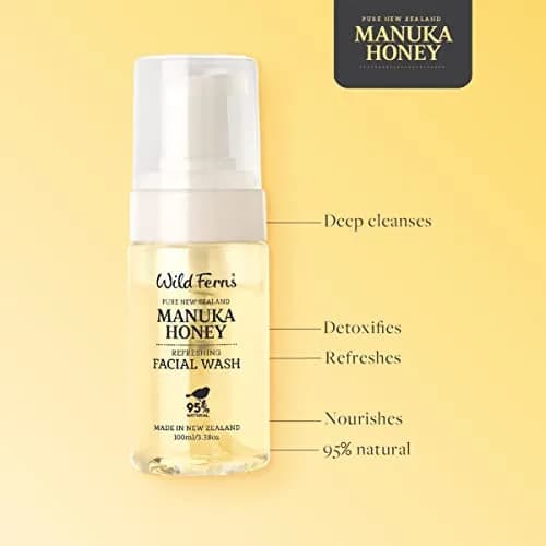 Wild Ferns Manuka Honey Refreshing Facial Wash with Sweet Orange Oil | Nourishes & Detoxifies Skin thumbnail 4