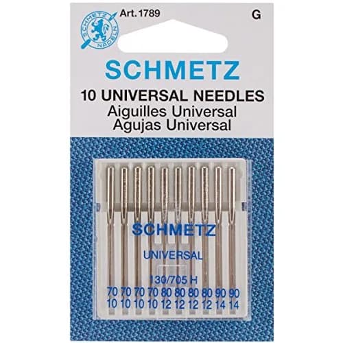 SCHMETZ Universal Machine Needles 70/10, 80/12, 90/14 | Pack of 10 Assorted Sizes thumbnail 2