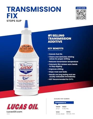 Lucas Oil Transmission Fix 24 Fl Oz (710 ml) Bottles, Pack of 12 | Stops Slip & Rough Shifting thumbnail 3