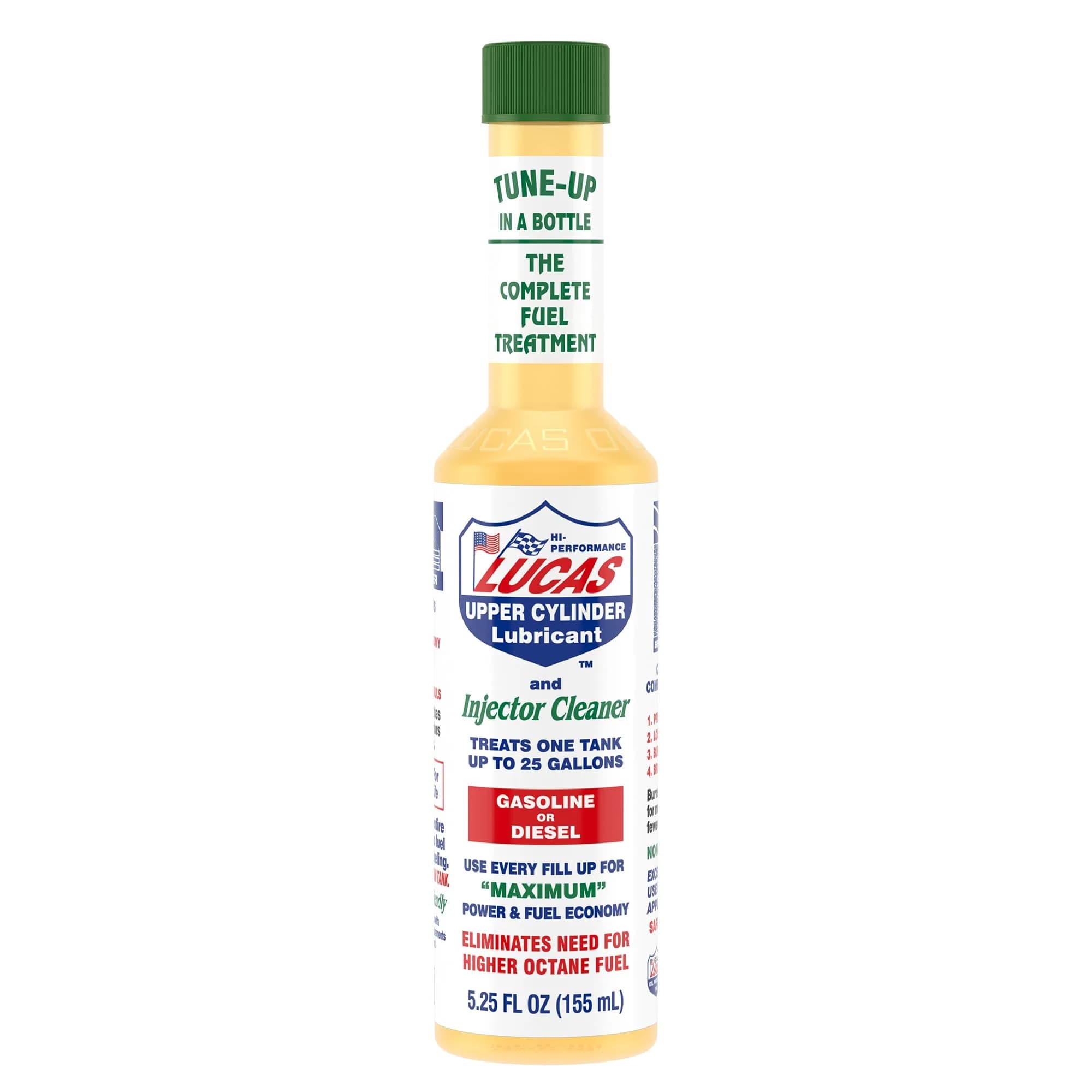 Lucas Oil Fuel Treatment 5.25 oz (156 ml) Bottles - 24 Pack | Boosts Power & Fuel Economy - main product image