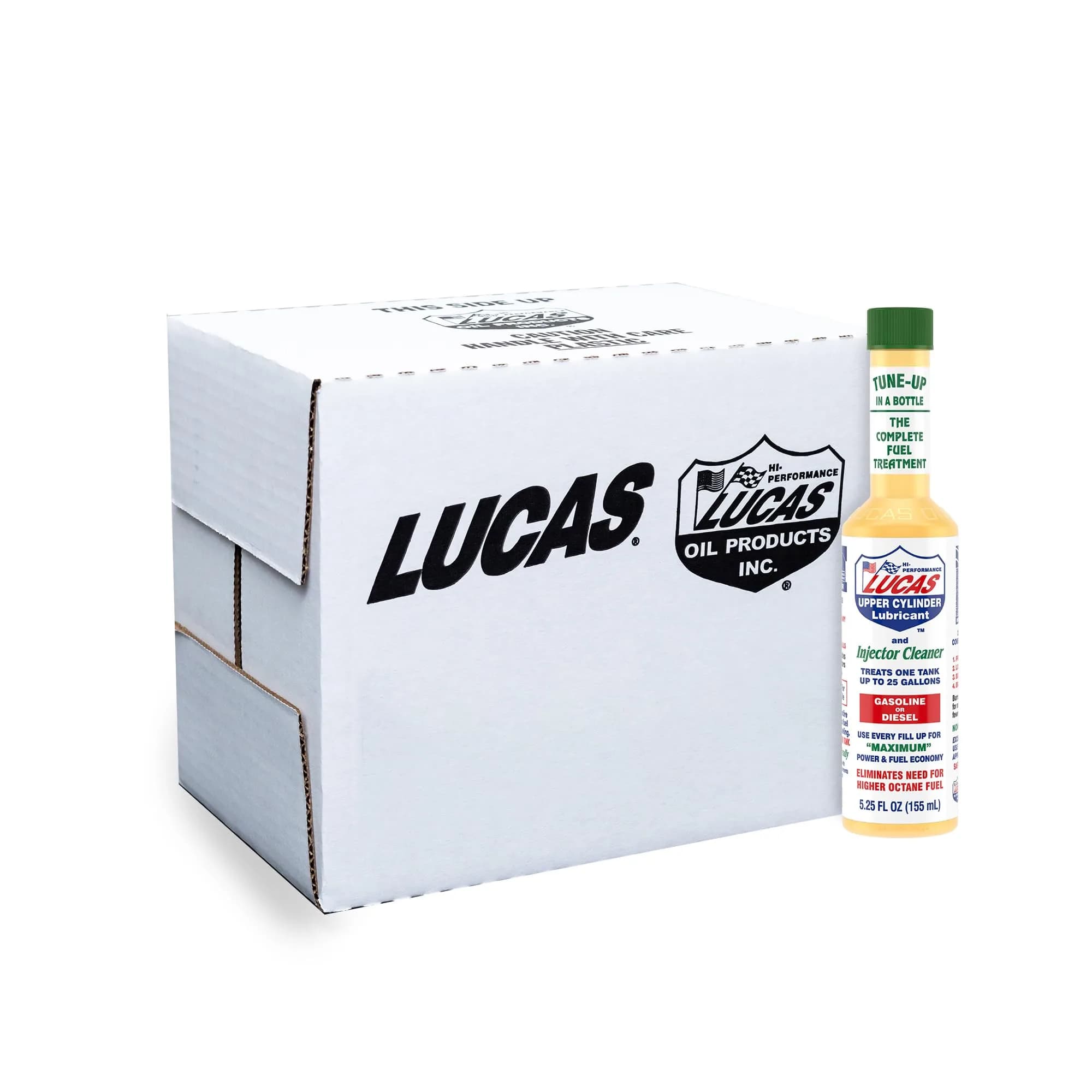 Lucas Oil Fuel Treatment 5.25 oz (156 ml) Bottles - 24 Pack | Boosts Power & Fuel Economy - view 2
